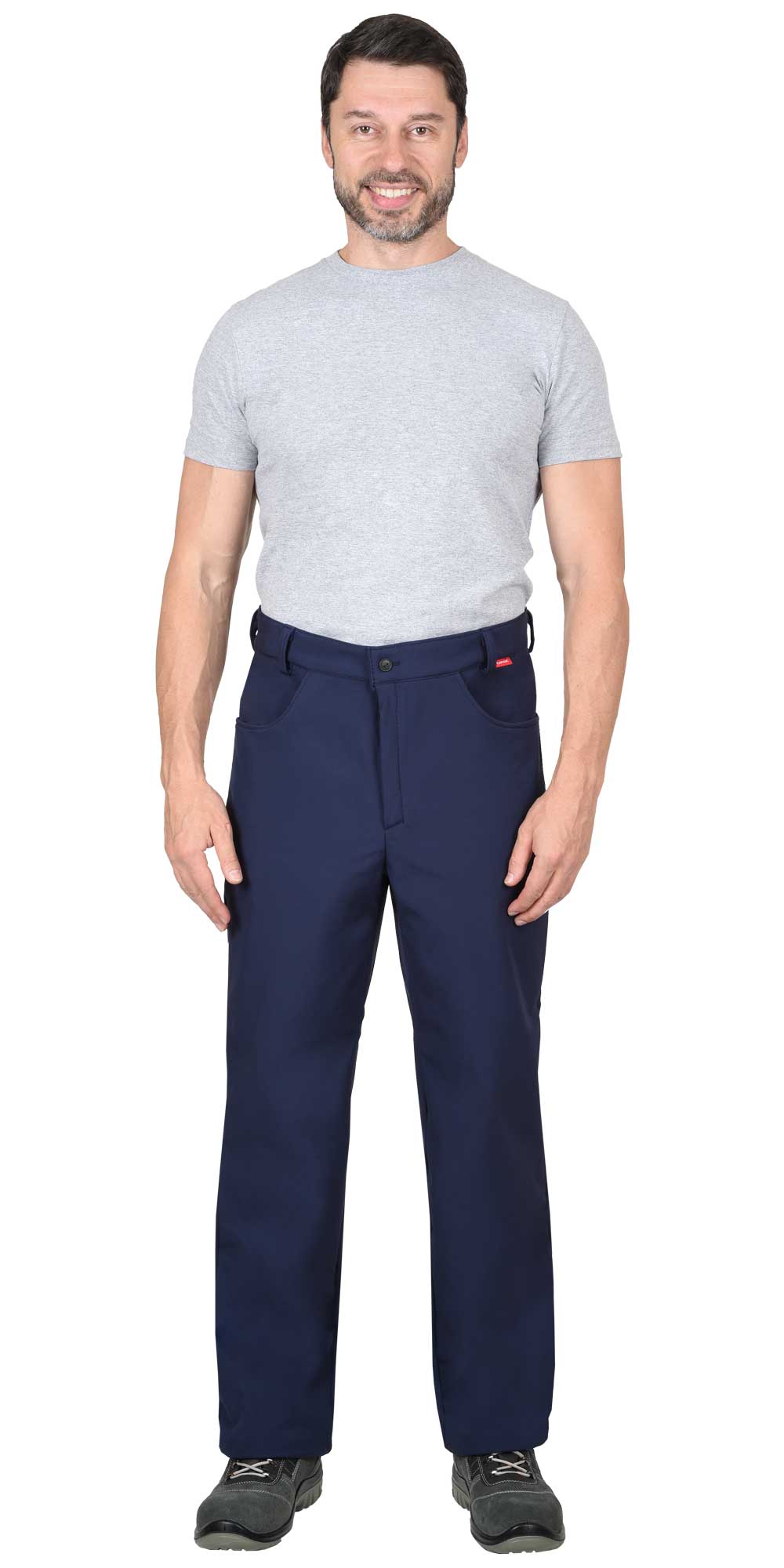 Брюки - АЗОВ синий софтшелл пл. 350 г/кв.м