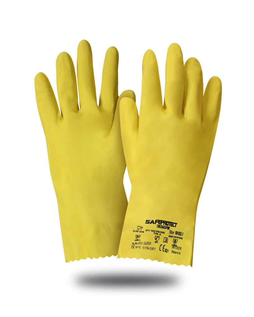 Перчатки ЭКОХОУМ Safeprotect® (латекс